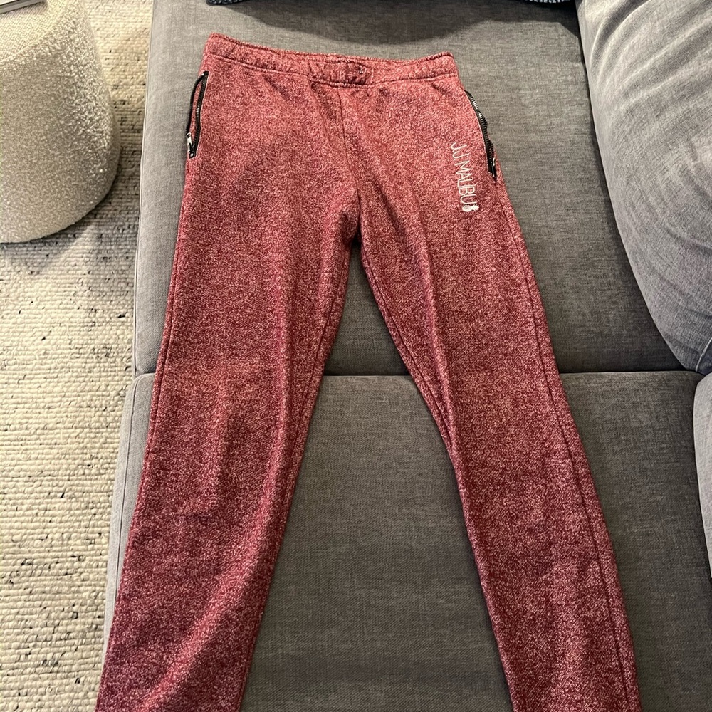 Kids Red Joggers